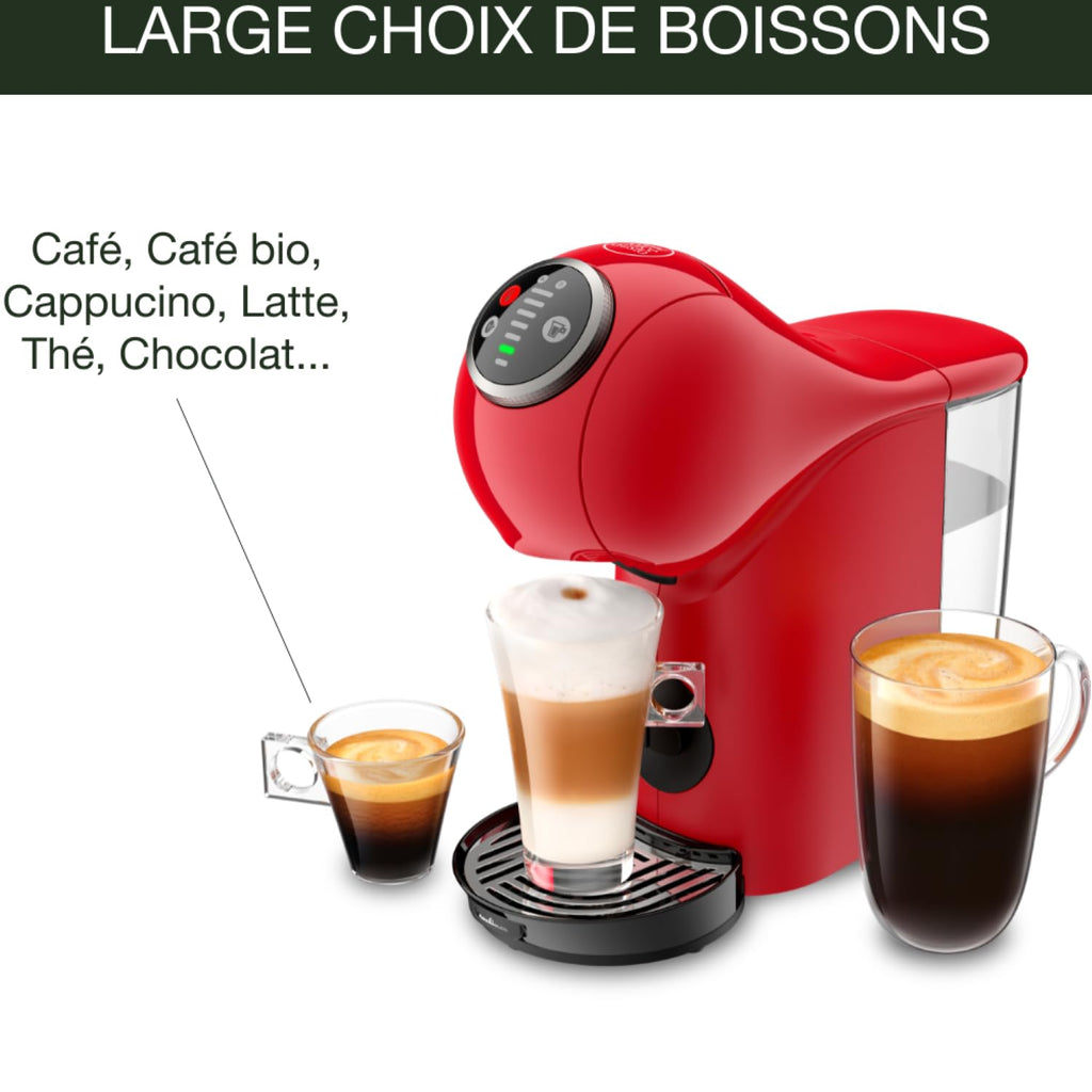 Dolce Gusto Genio S Plus KP340510 - Machine à café à capsules, 15 bars, programmable - Rouge - photo 7