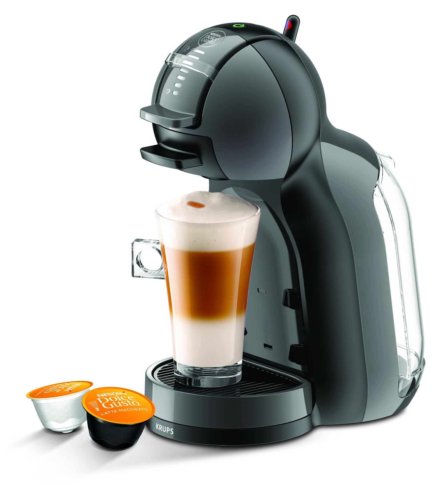 Dolce Gusto Mini Me YY1500FD - Machine à café à capsules qualité professionnelle, 15 bars - Noir et Gris - photo 1
