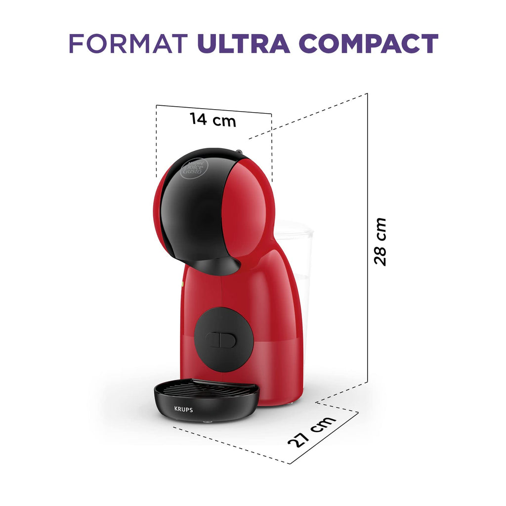 Dolce Gusto Piccolo XS KP1A3510 - Machine à café à capsules compacte, 15 bars - Rouge et Noir - photo 6