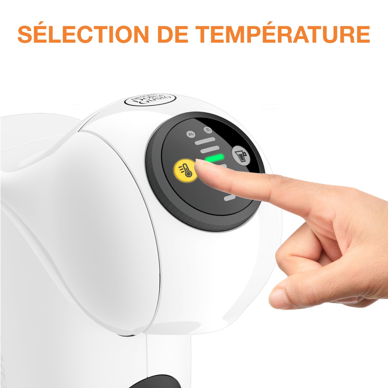 Dolce Gusto Genio S KP243110 - Machine à café à dosettes multi-boissons, fonction XL - Blanc - photo 5