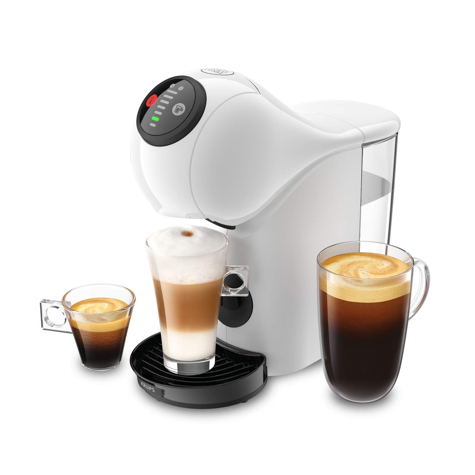 Dolce Gusto Genio S KP243110 - Machine à café à dosettes multi-boissons, fonction XL - Blanc - photo 1