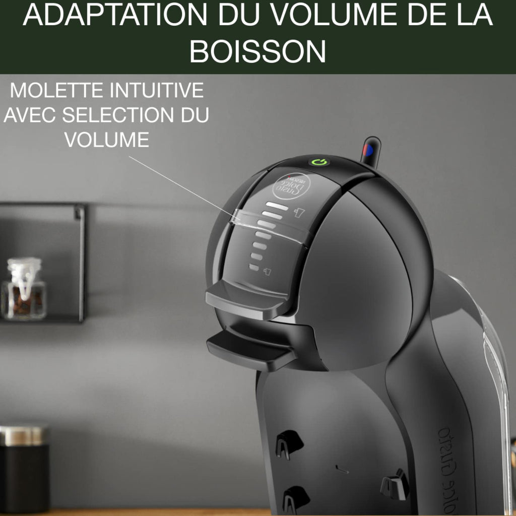 Dolce Gusto Mini Me KP123810 - Machine à café à capsules multi-boissons, 0,8 L, 15 bars - Noir et Anthracite - photo 4