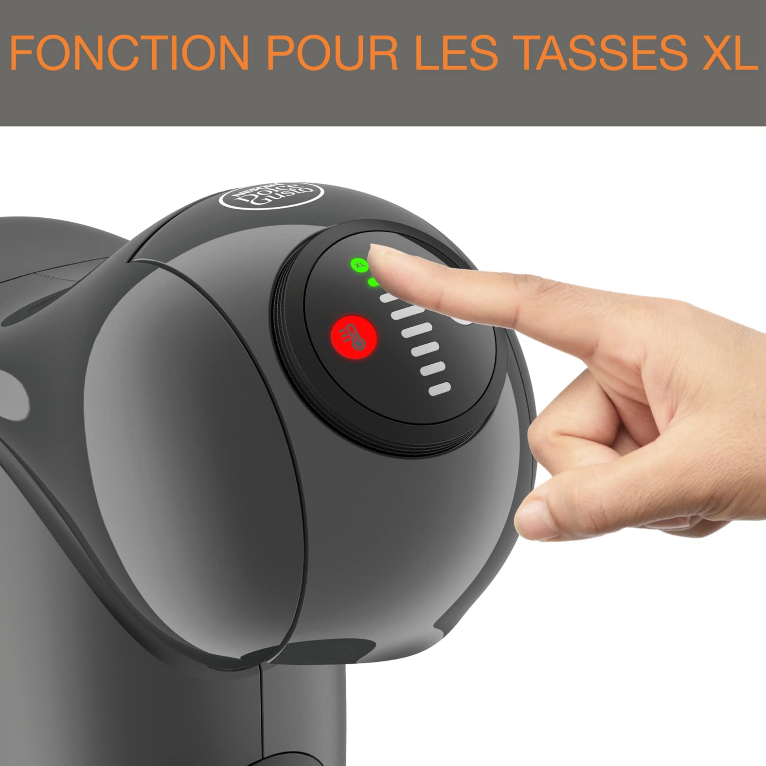 Dolce Gusto Genio S KP243B10 - Machine à café à dosettes, 0,8 L, fonction espresso - Anthracite - photo 6
