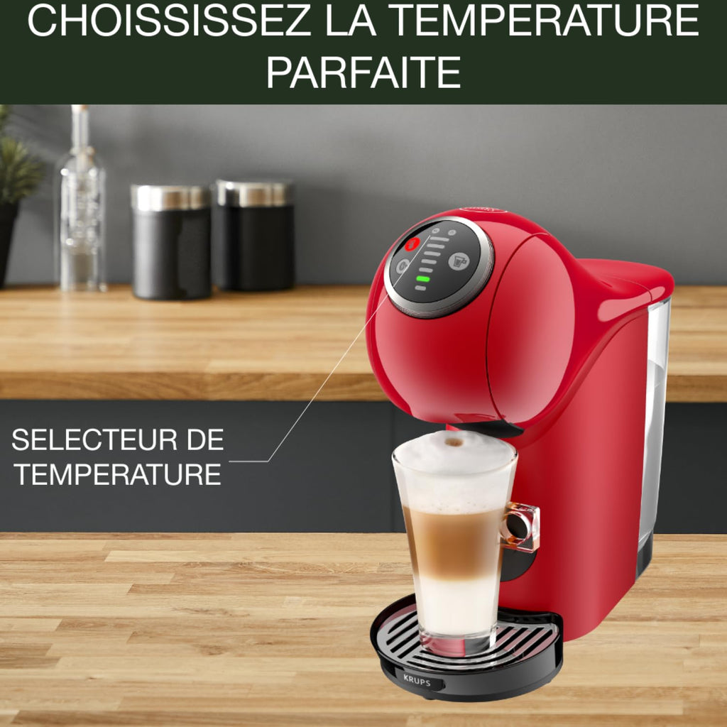 Dolce Gusto Genio S Plus KP340510 - Machine à café à capsules, 15 bars, programmable - Rouge - photo 3