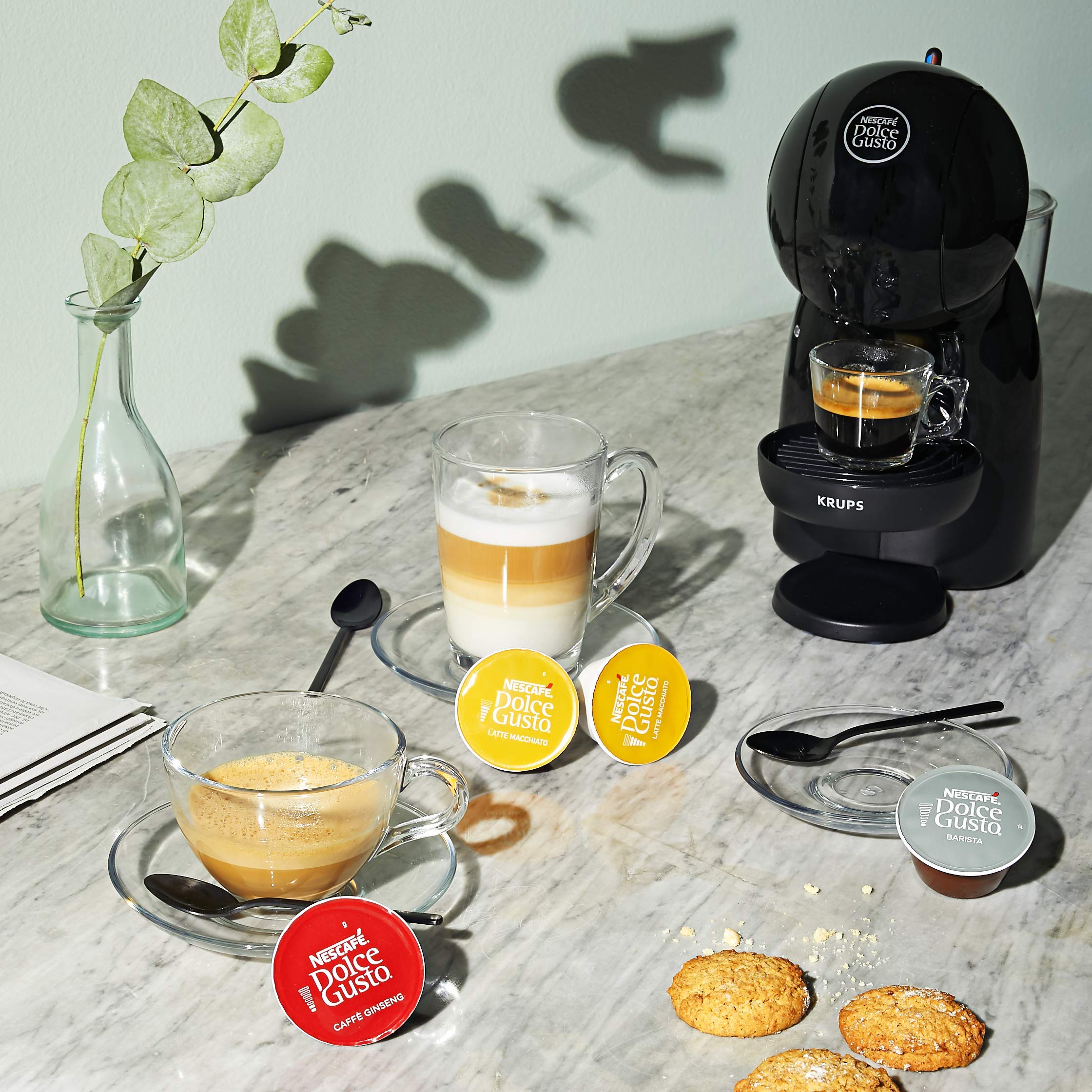 Dolce Gusto Piccolo XS KP1A3BKA - Machine à café à capsules compacte, 0,8 L - Noir - photo 2